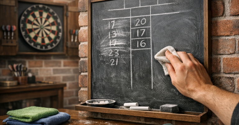 chalk scoreboard neat