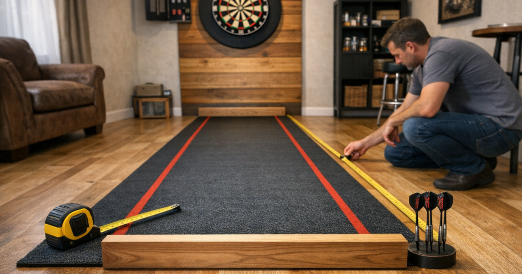 throwing lane and oche