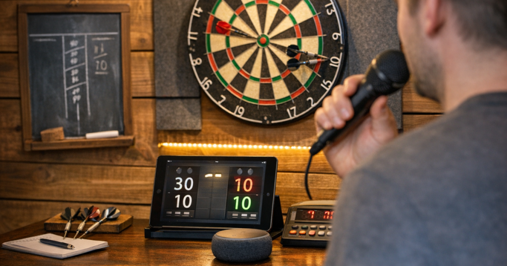 voice scoring darts