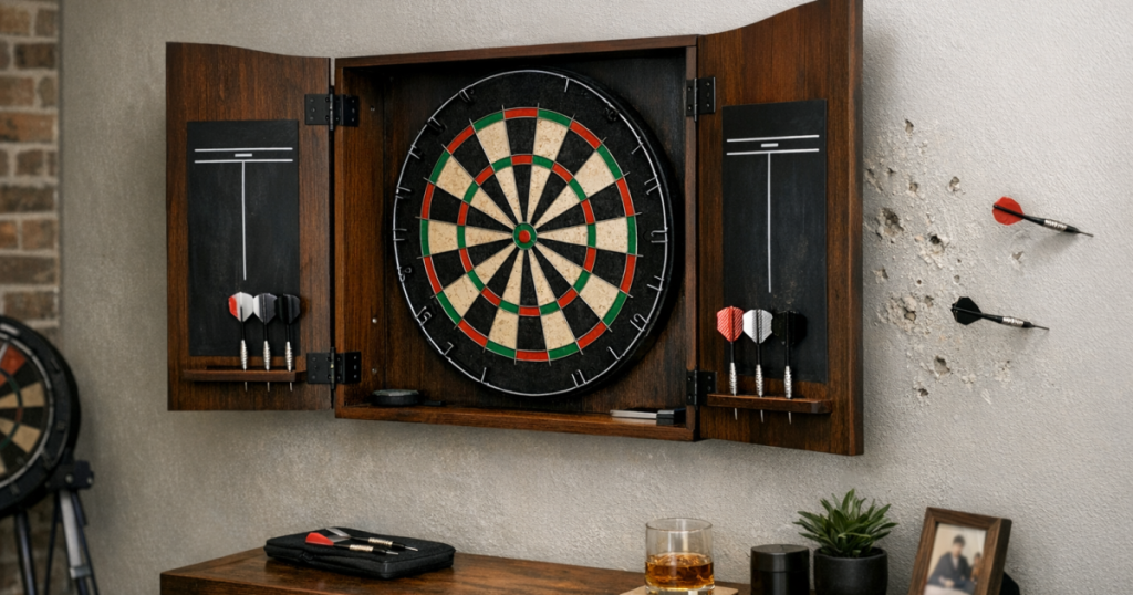 Winmau Deluxe Dartboard Cabinet review