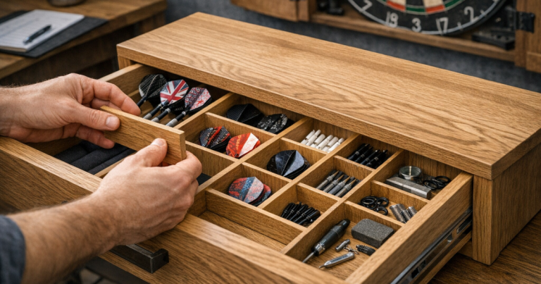 drawer dividers for darts accessories