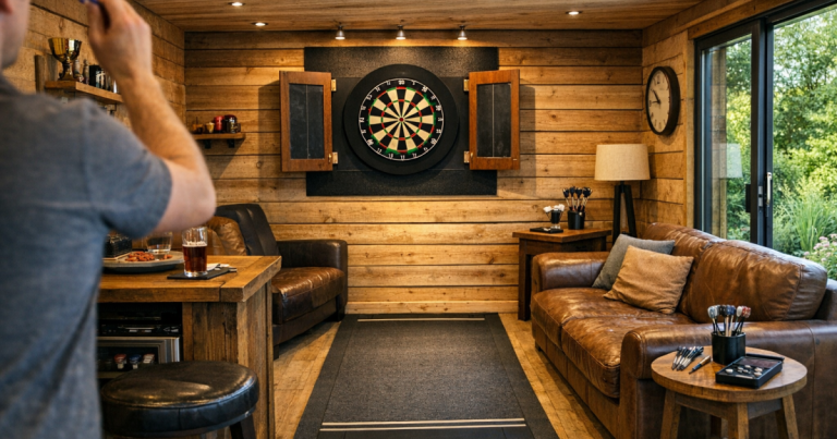garden room darts area