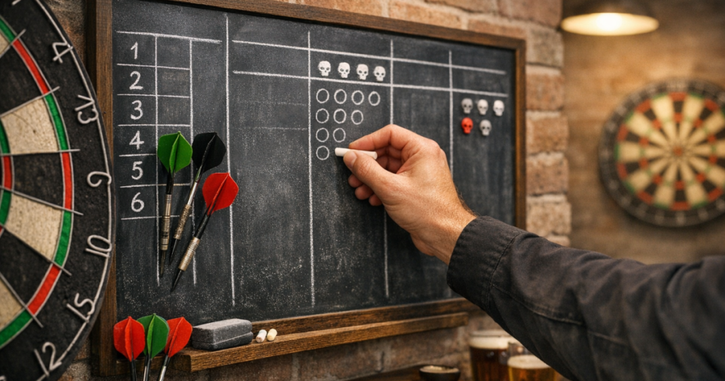 Killer darts scoring