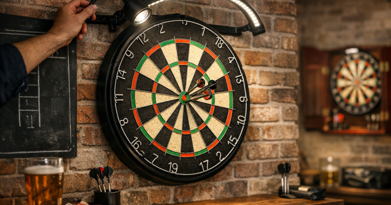 light a dartboard