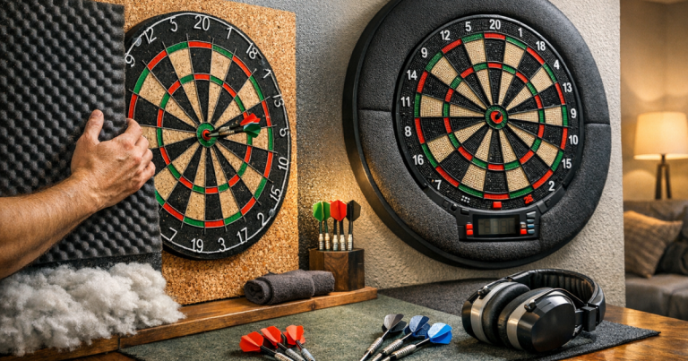 quiet dartboards