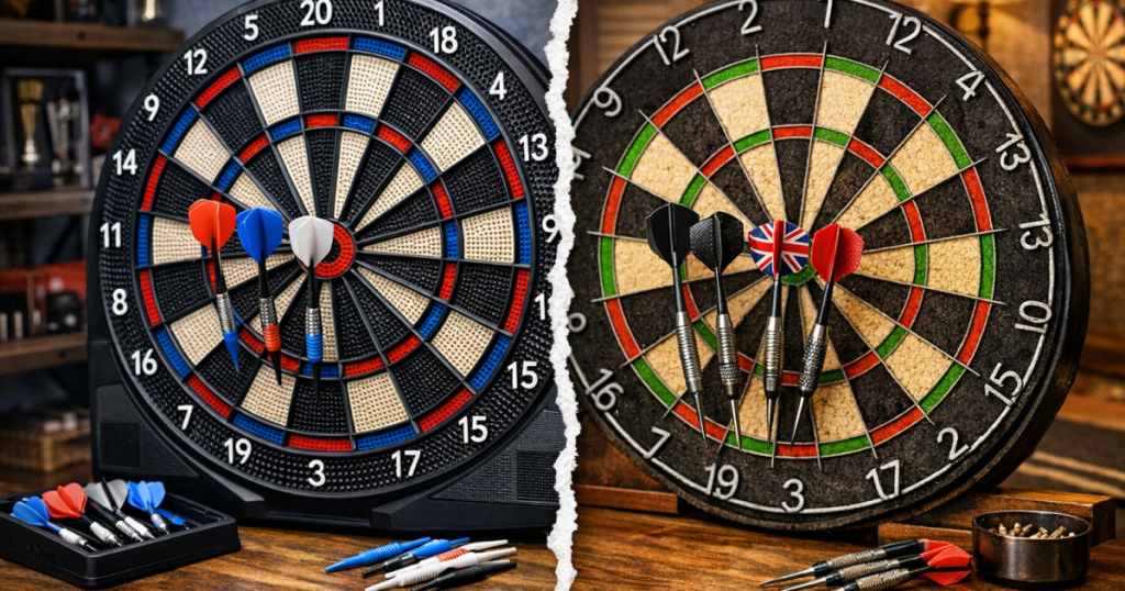 soft tip vs steel tip dartboards