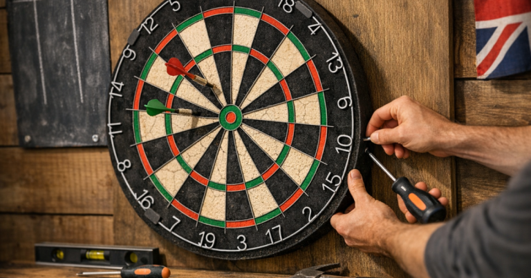 crooked dartboard