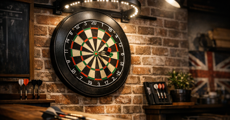 dartboard lighting brightness