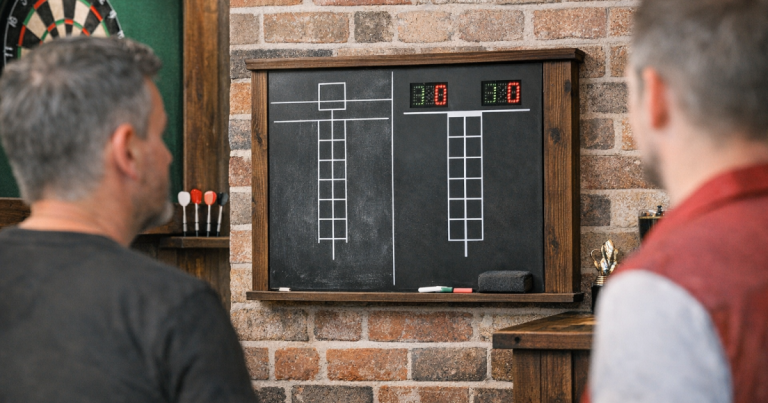 darts scoreboard position