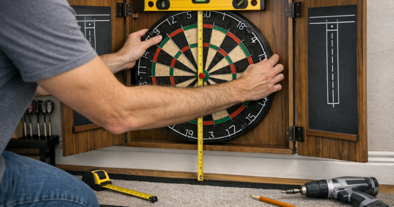 fit a dartboard cabinet