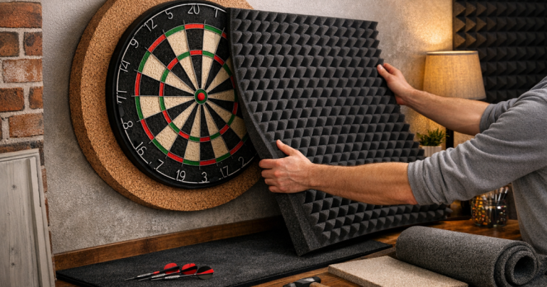 make a dartboard quieter