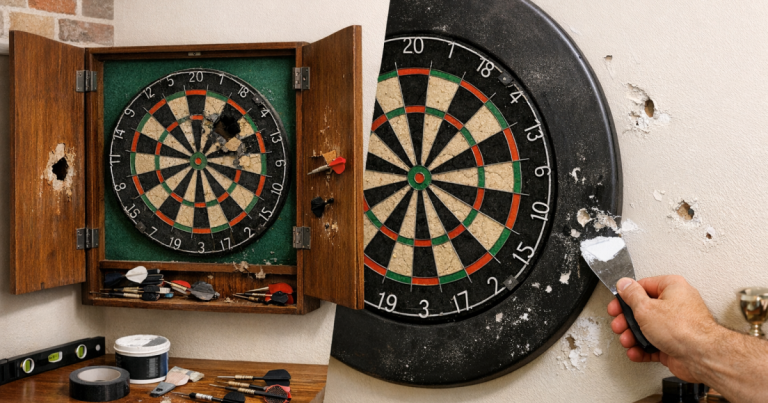 dartboard cabinet problems