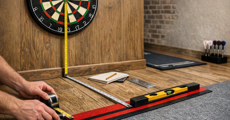 dartboard height and oche distance