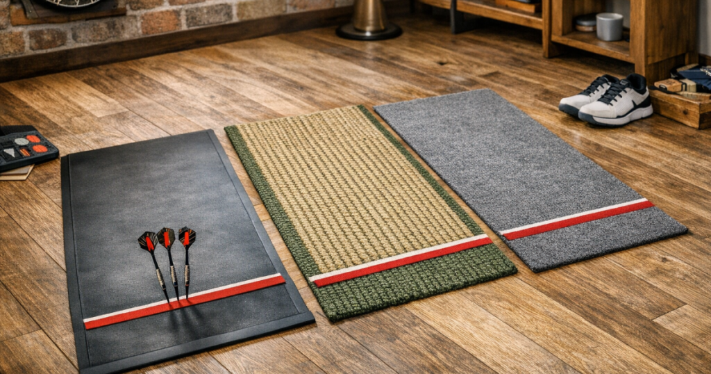 darts mat materials