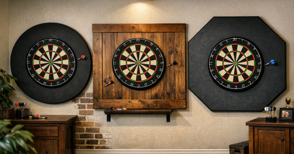 oversized dartboard surrounds