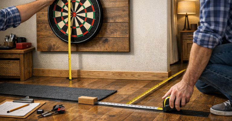 dartboard height and oche distance