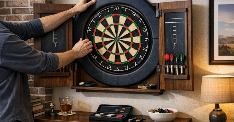 dartboard wall