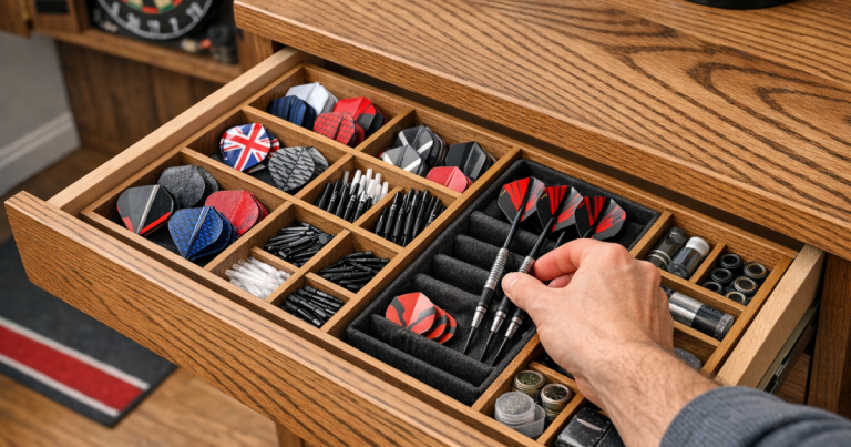 drawer dividers for darts accessories