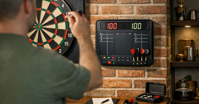 electronic darts scoreboard