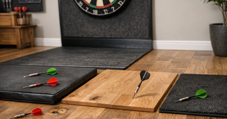 floor protection for dartboards