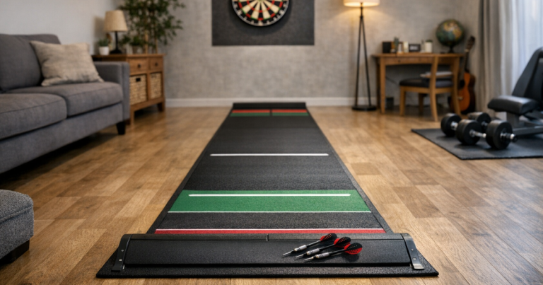portable darts mat