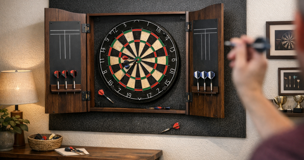 Winmau Deluxe Dartboard Cabinet review
